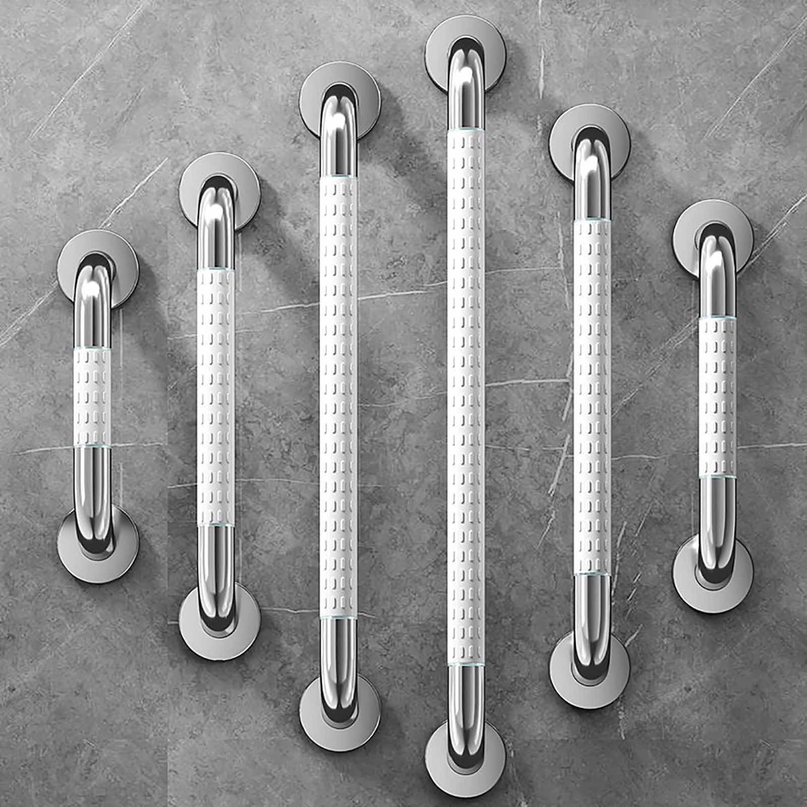 Maniglioni Di Sostegno per Vasca Da Bagno, Ausili per Disabili con Particelle Antiscivolo, Maniglione Dritto In Acciaio Inox A Parete per Bagni Domestici Accessibili(73.5cm)