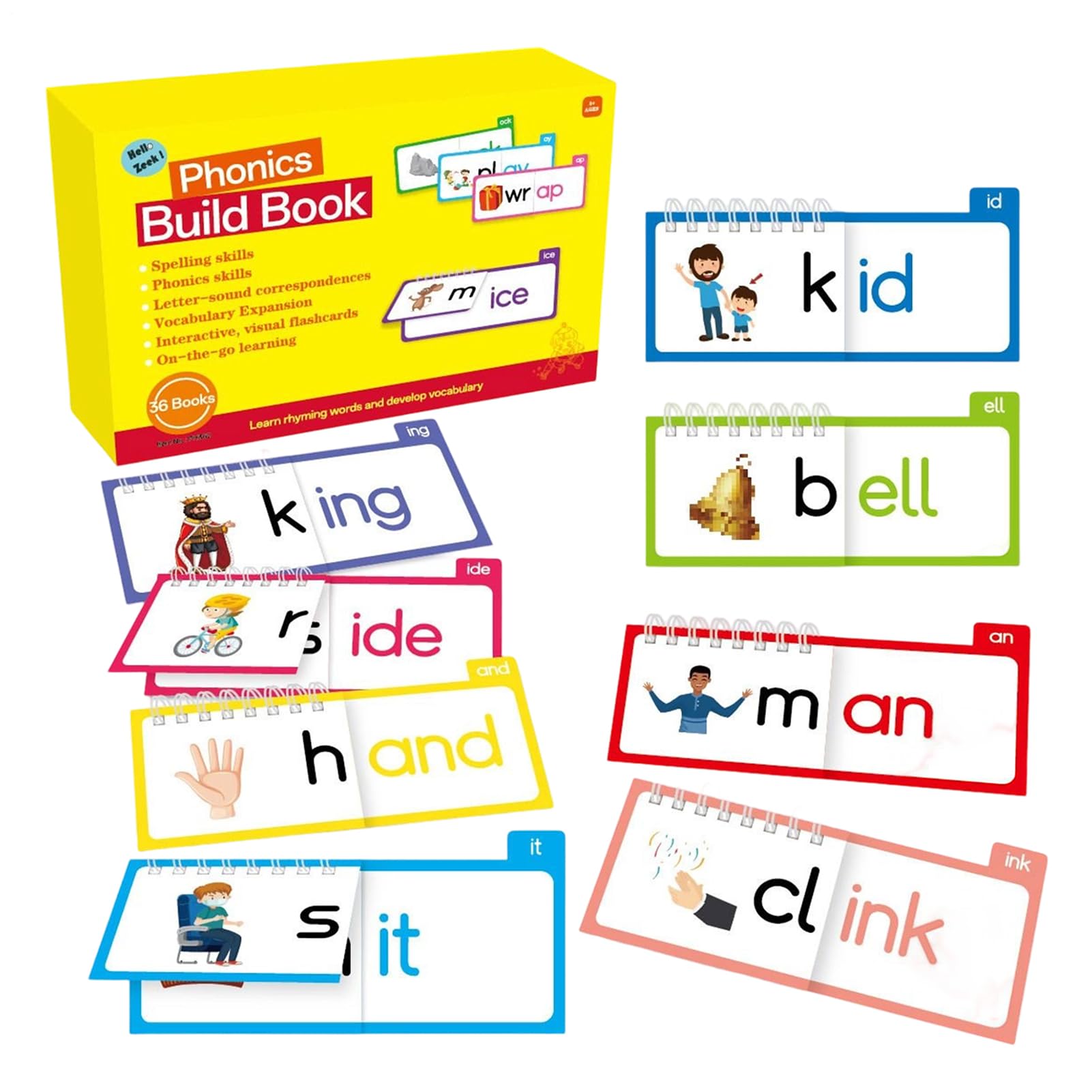 Cahier des Familles De Mots Maternelle Matériel d'Amélioration de Lecture