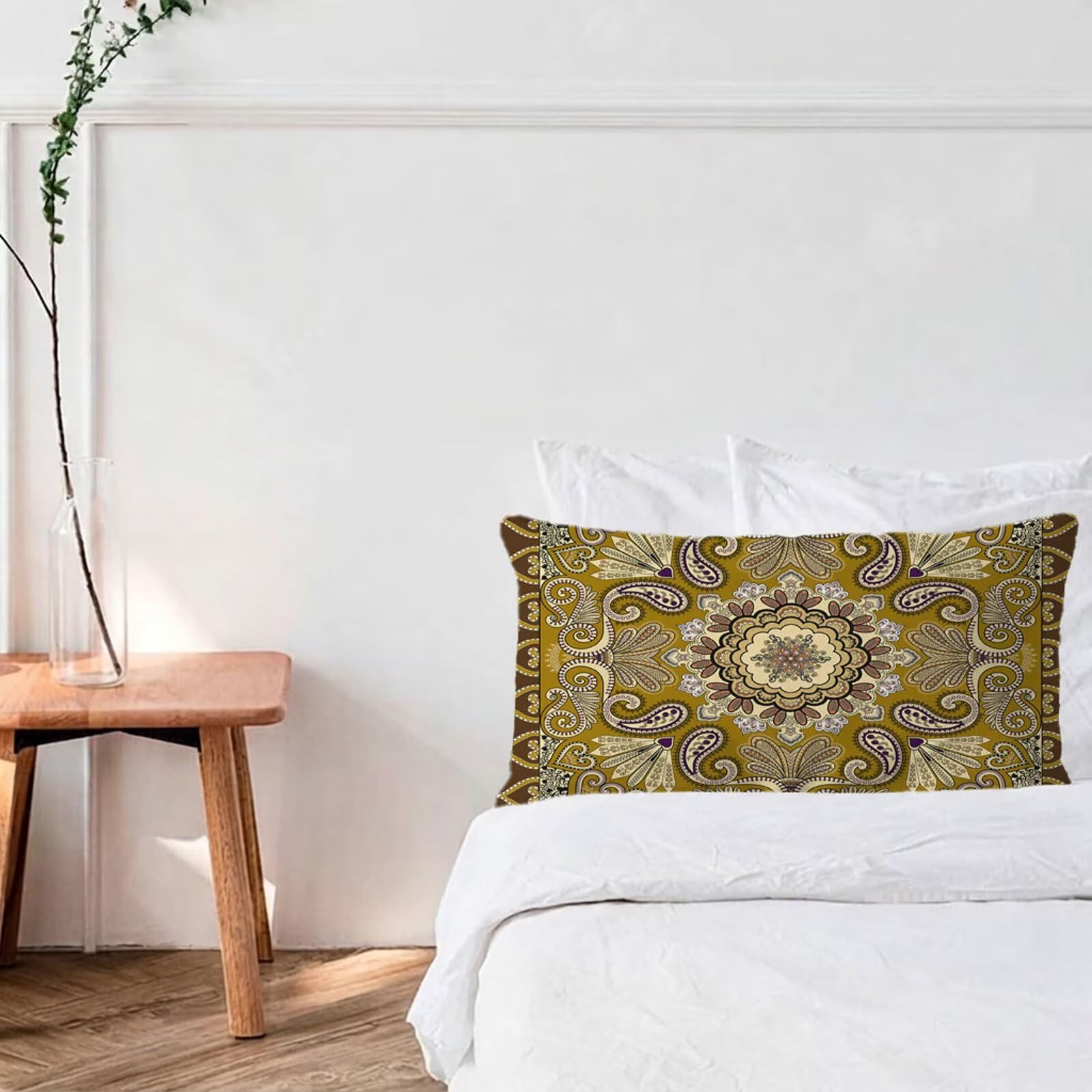 Poszewki na poduszki retro boho 60x80 cm poduszki na zewnątrz wodoodporne