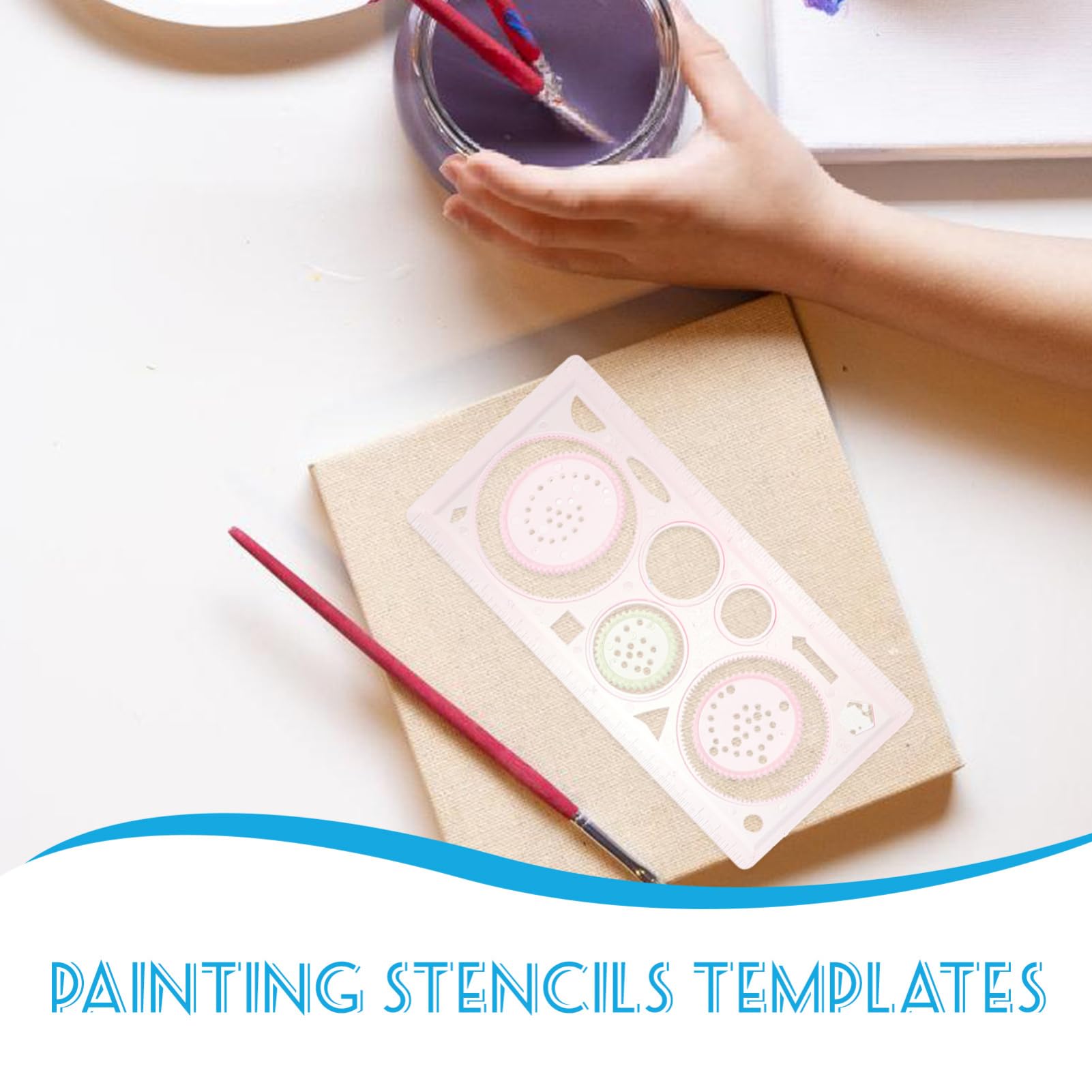 Tofficu 5 Juegos Regla De Plantilla De Dibujo Plantillas De Plantas Plantillas Para Pintar Decoracion Hogar Decoración Hogar De Pintura De Bricolaje Reglas De Pintura 10 Uds * 5