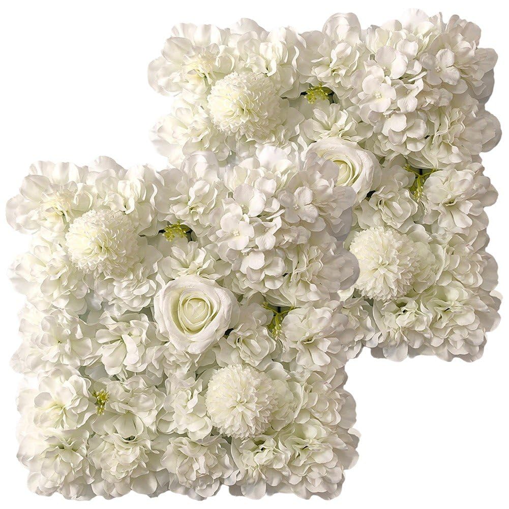 Panneau mural de fleurs 3D Sanfly pour une decoration de mariage chic et romantique