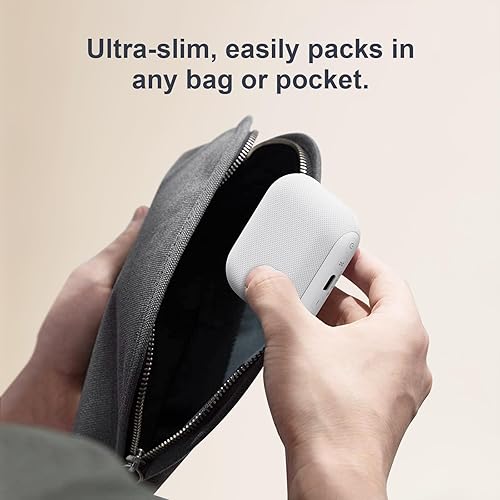 Miniatura 7 de ANJANK Mini máquina de ruido blanco de viaje para adultos, máquina de sonido portátil, 20 sonidos relajantes, batería potente, volumen de 30