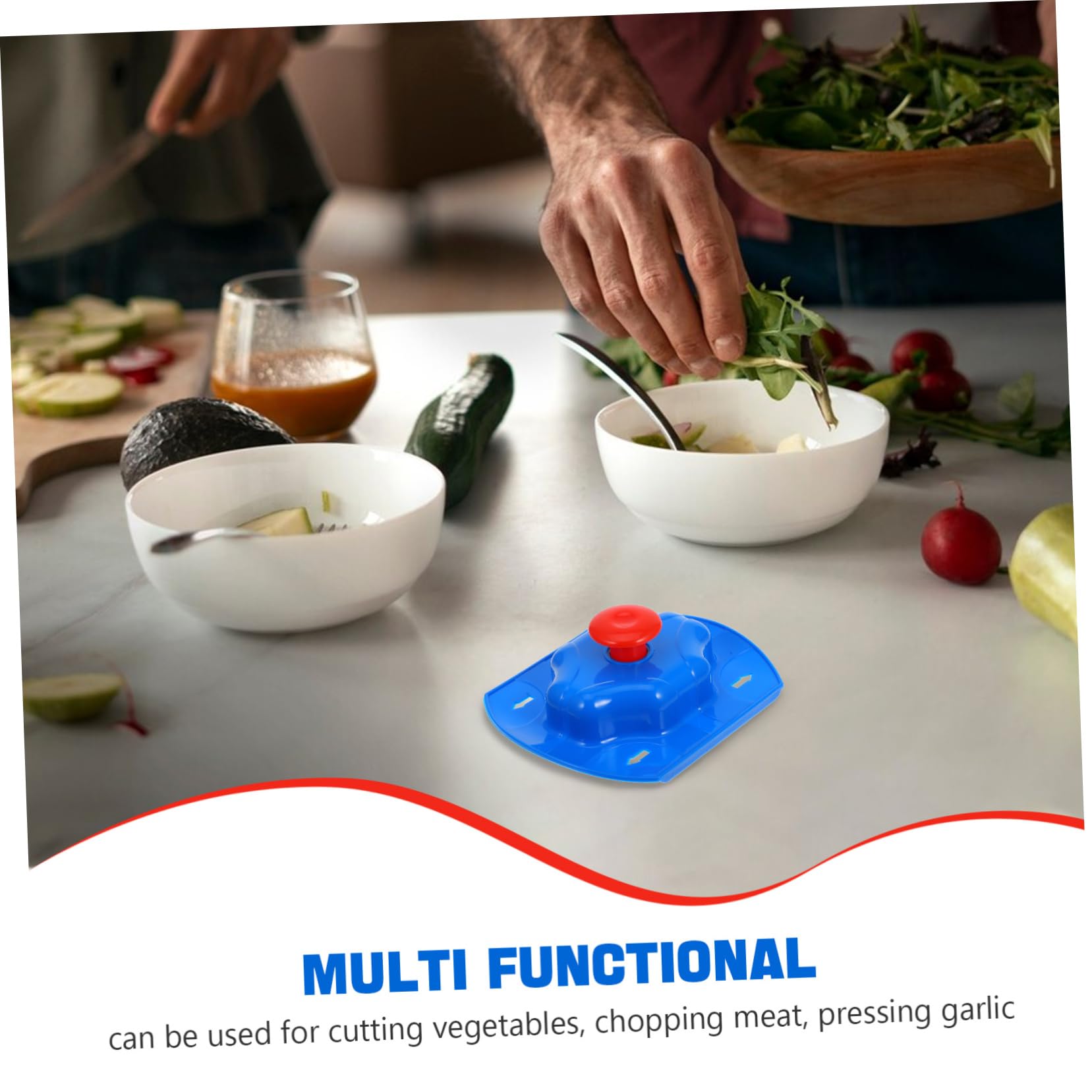 ULTECHNOVO Protège-mains Cuisine Multifonction en Plastique Robuste pour Protection Anti-coupure des Doigts Lors des Tâches de Découpe Cuisine