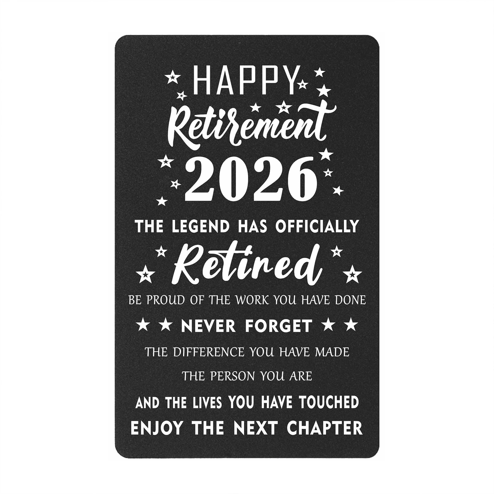 Gezxin Black Retirement Card 2026 for Men Male - the Legend has Retired Gifts for Coworkers Doctor Teachers — image 1