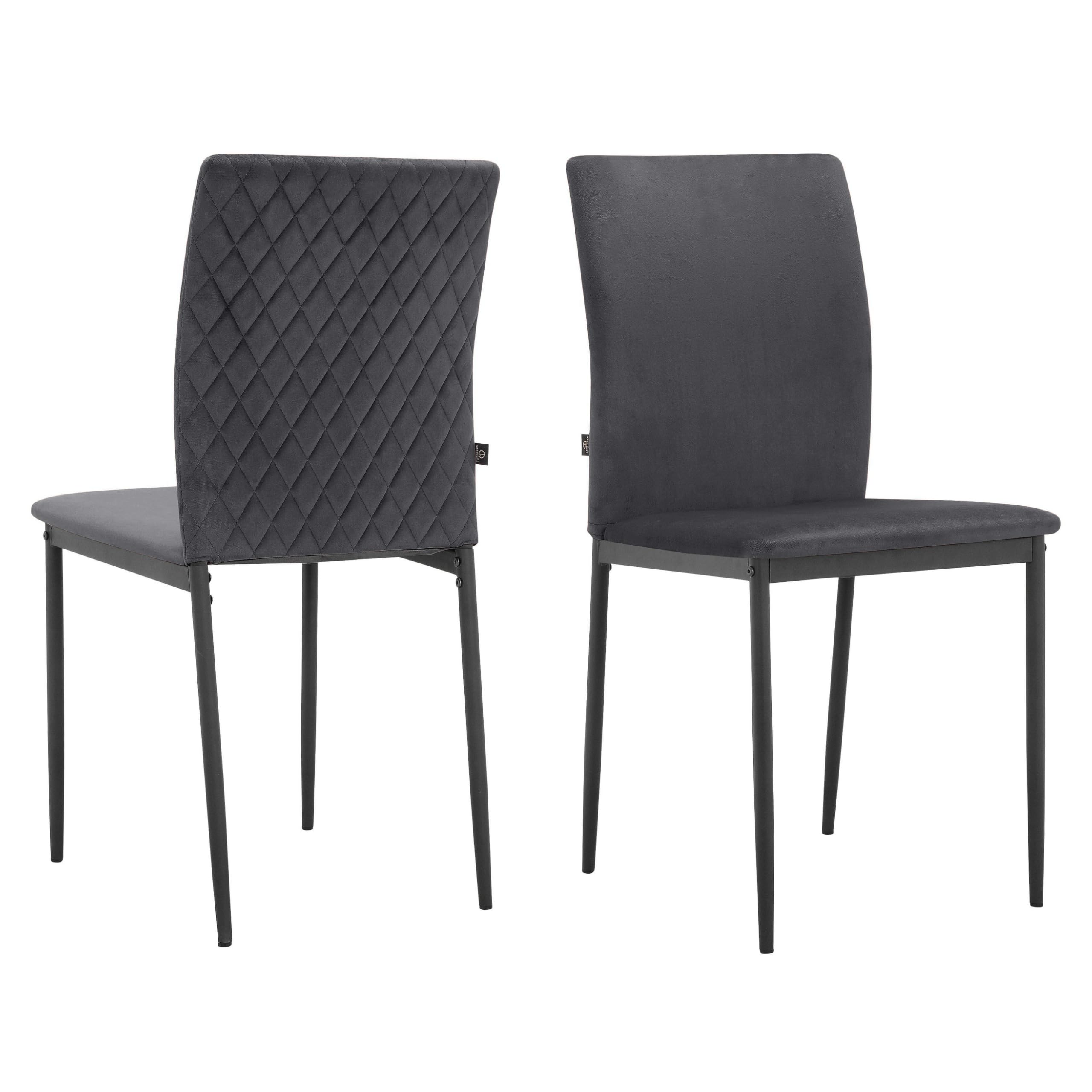 Dorel Home Pavia Set Of 2 Velvet Dining Chairs