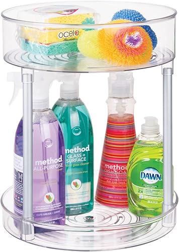 Miniatura 7 de Organizador mDesign de baño, con 2 niveles, para maquillaje