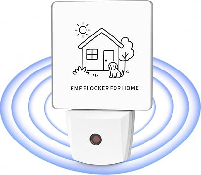 EMF Blocker for Home EMF Protection Plug for Safe, Neutralize Harmful EMF Effects Including Electronics, Promote Peaceful Sleep & Calm