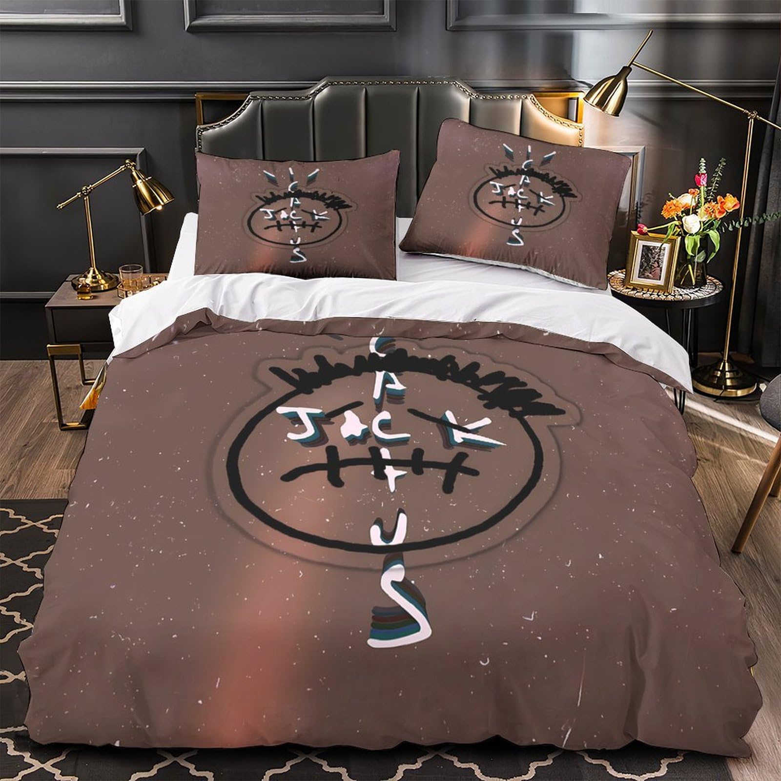 Housse de couette microfibre hypoallergique contre les allergies de lit