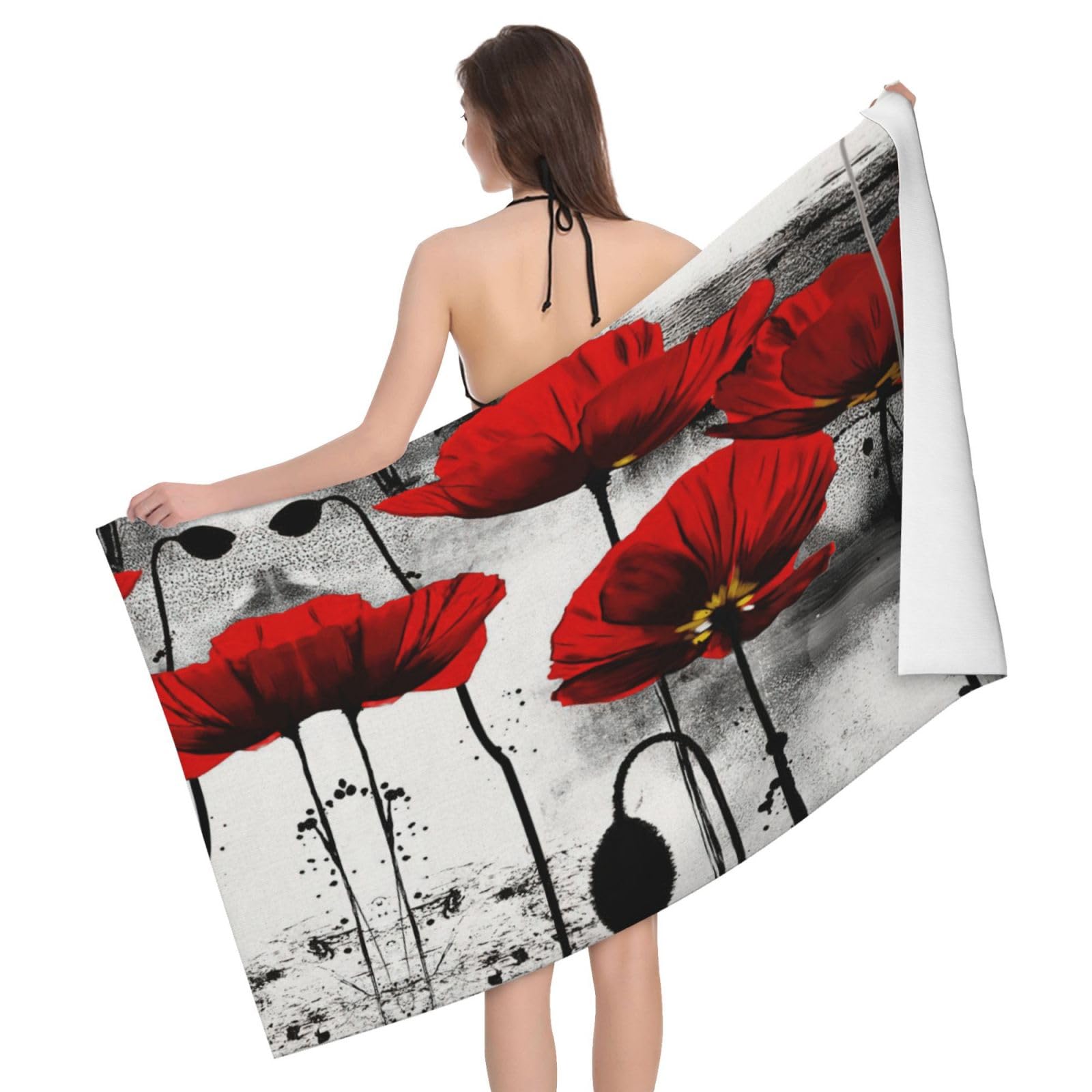Serviette de bain ultra absorbante et séchage rapide en microfibre