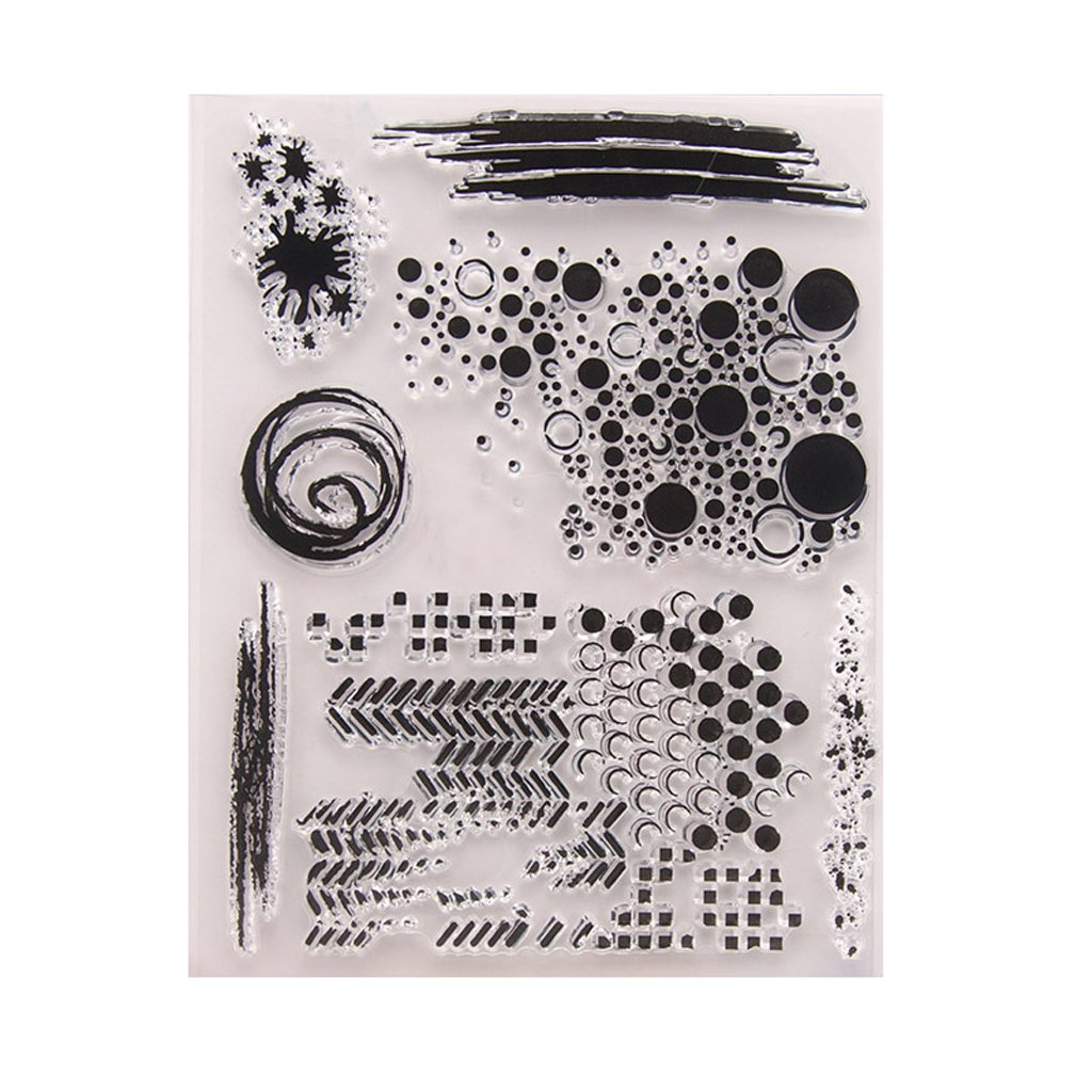 Maxtonser Stamp Silicone Seal Sheet For Scrapbook Craft Card Album T1336
