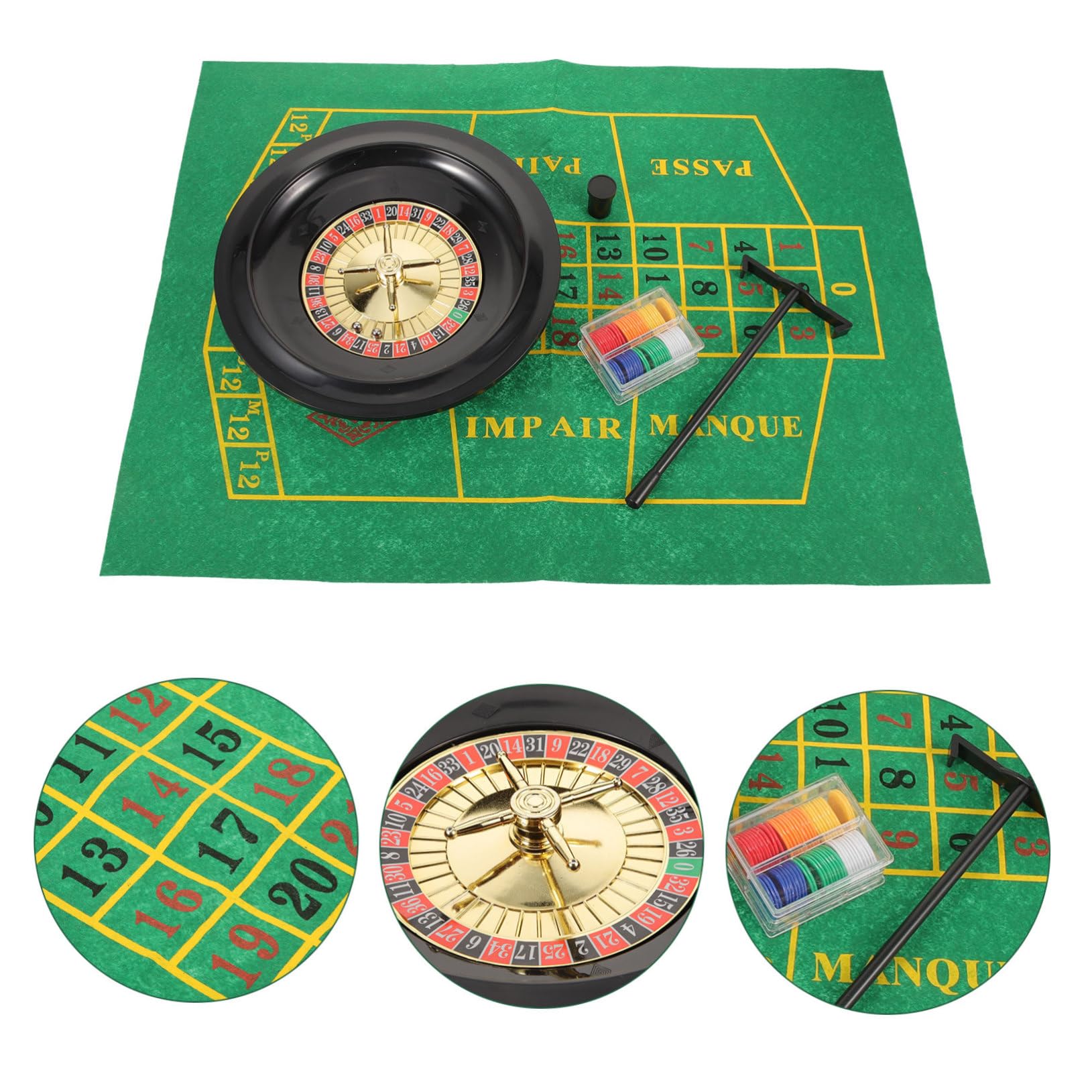 YARNOW 1 Juego Juego De Traje De Ruleta Rusa Diseño De Mesa De Juego De Rueda De Ruleta Juego De Ruleta De Fiesta Rueda De La Ruleta del Familiar Paño Rueda Giratoria