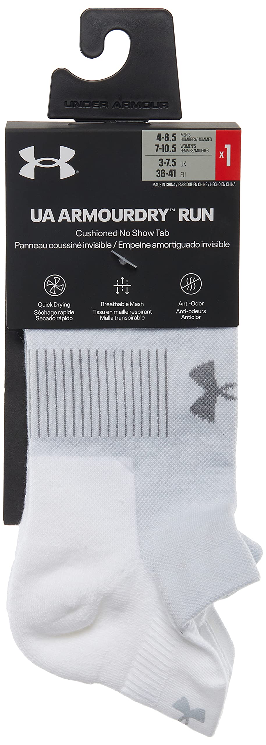 ArmourDry Run No Show Socks - SS22