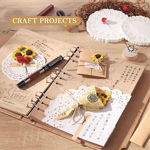 Miniatura 5 de Medsuo 90 piezas redondas de papel de encaje blanco, tapabocas de papel típico para bufé, pasteles, productos horneados, alimentos, fiesta de