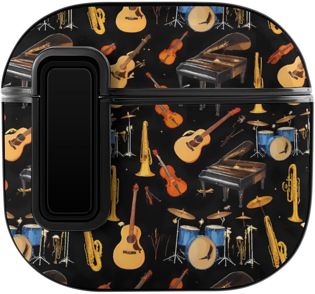 Music Instrument Piano Saxophone Guitar Compatible with Airpods 4 Case