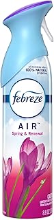 Febreze AIR Freshener Spray, Odor Eliminator, Spring & Renewal (1 Count, 250 g)