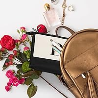 Vista 23 de Monogrammed for Women Initial bridesmaid gifts, Personalized monogram Monogram Cosmetic Bag,Travel Makeup Bag Suitable for Wedding weekend Beach