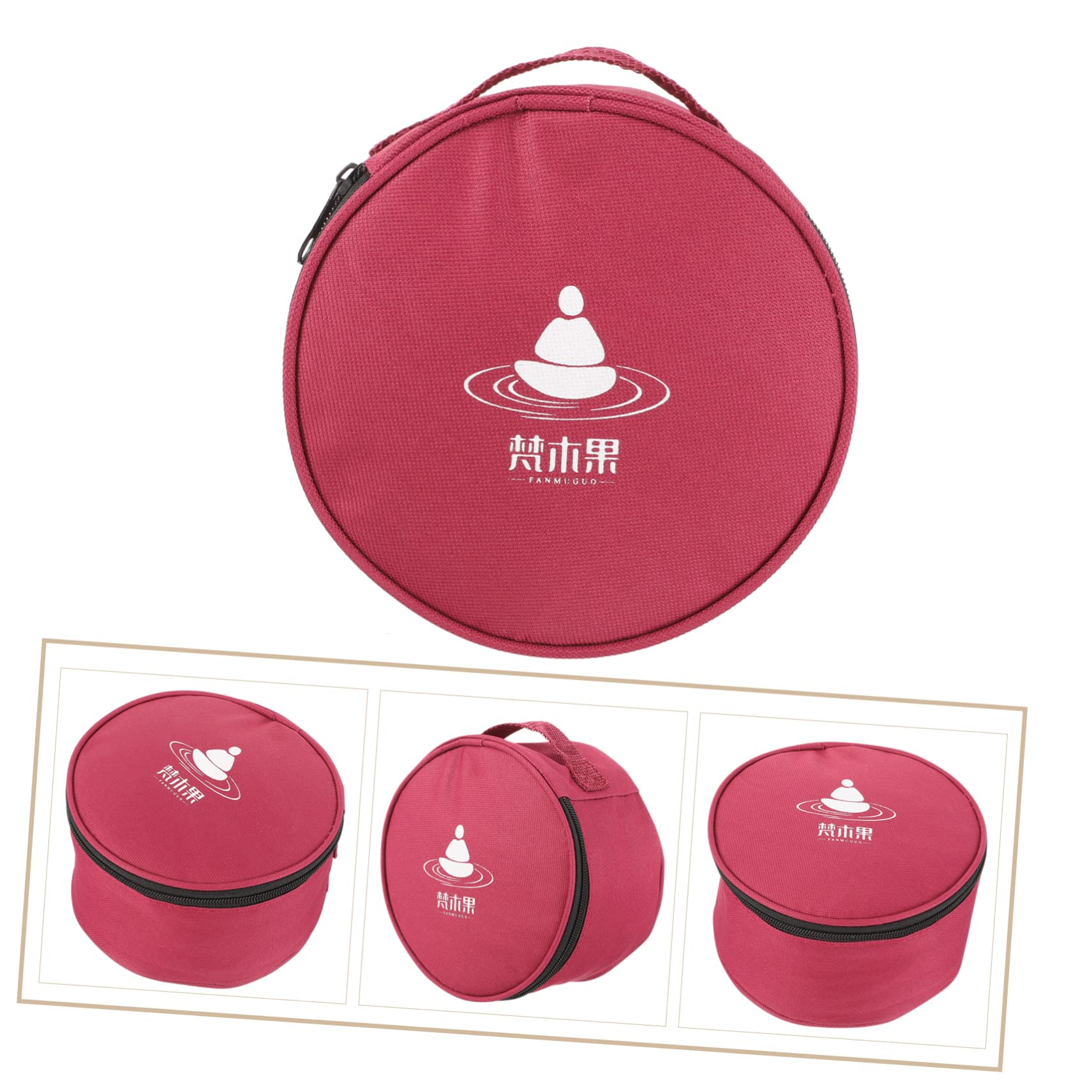 Borsa Per Campane Tibetane Vaguelly | Leggera E Compatta | Chiusura A Cerniera | Ideale Per Meditazione E Viaggi - Foto 2