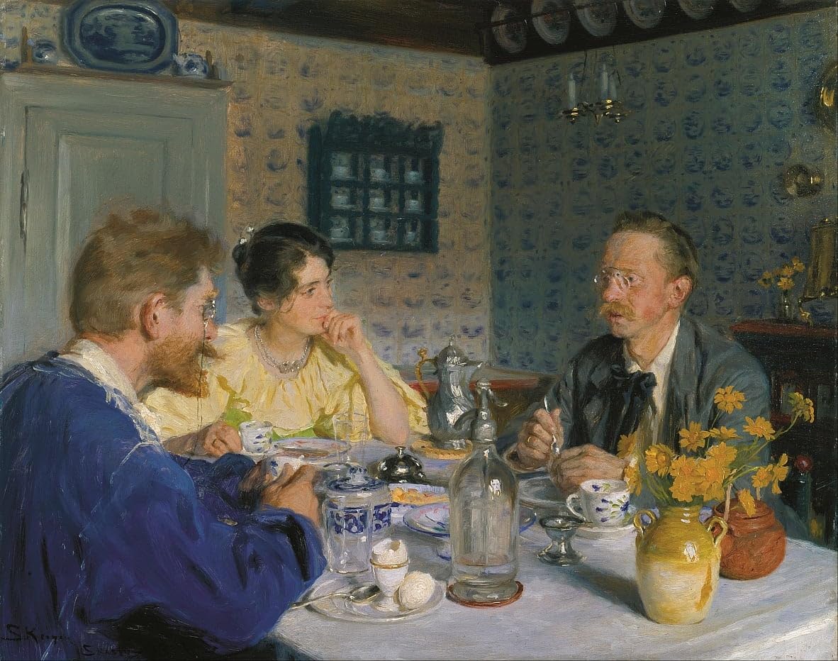 Póster de lienzo Peder Krøyer 58x90cm réplica de alta fidelidad artística sin marco 4