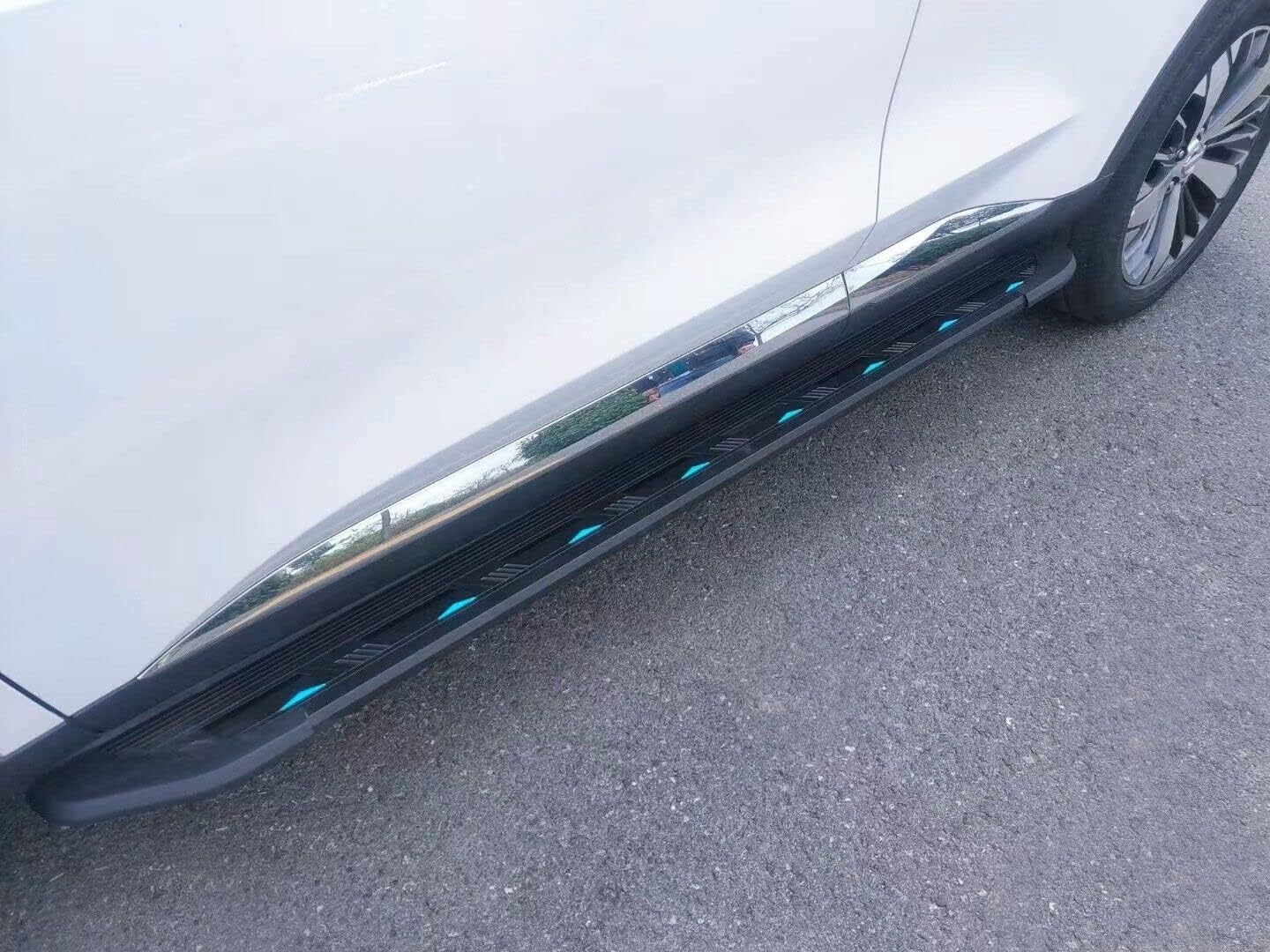 Running Board for Honda Ridgeline 2017-2023 2024 Door Fixed Side Step Pedal Nerf Bar Platform Ptotector 2Pcs