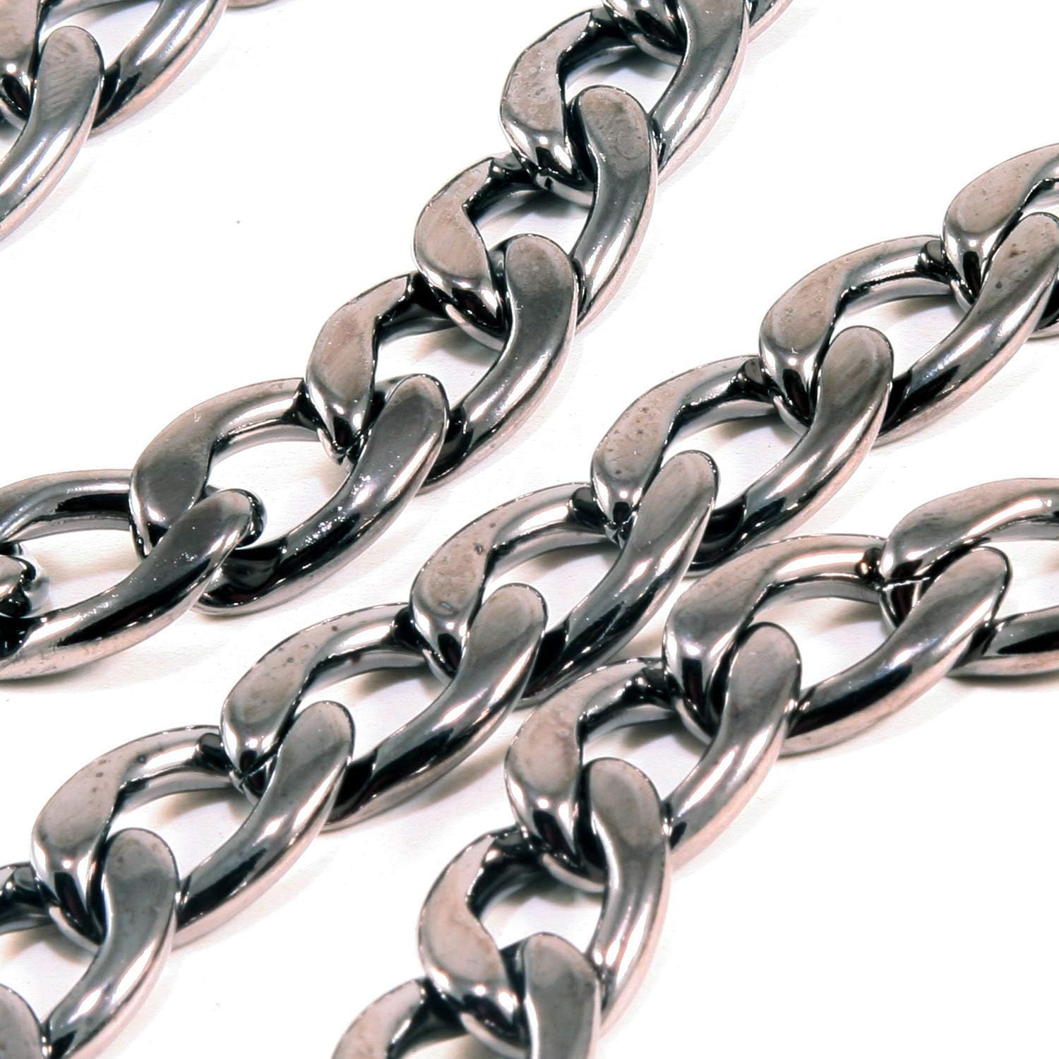 Double K Simple Strong Basic Biker Key Jean Wallet Chain (30") Black CS108BLK