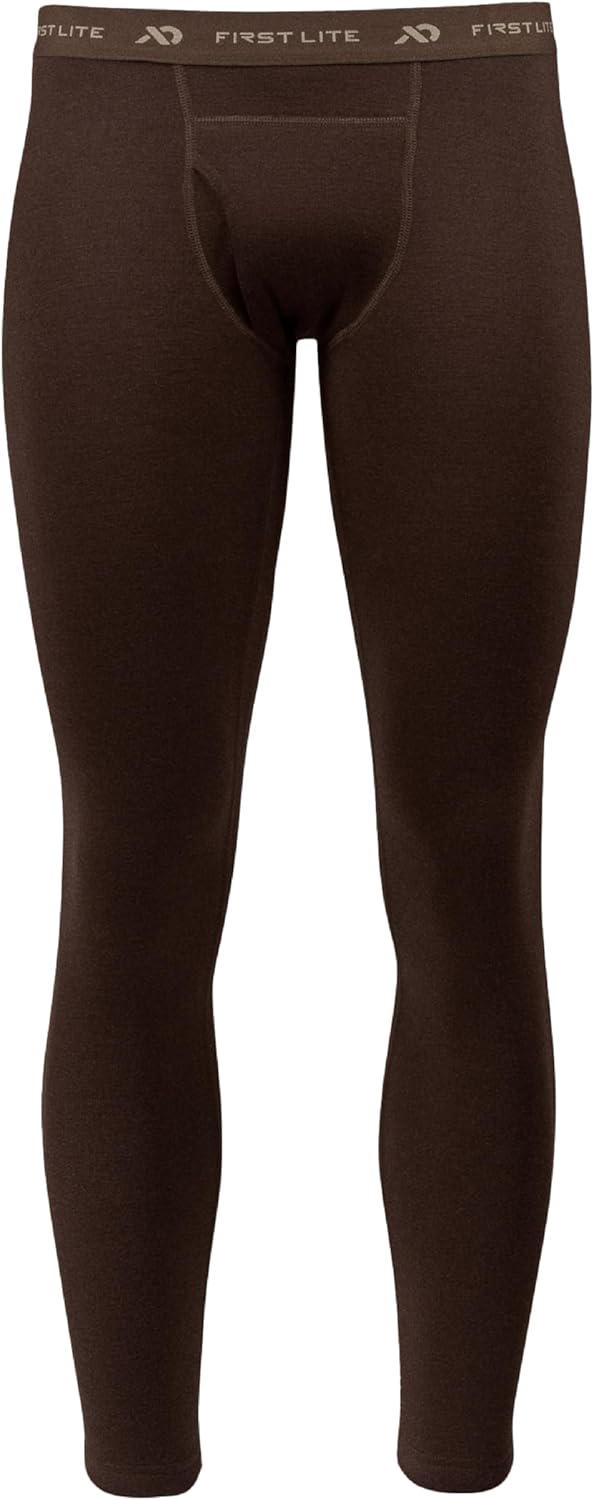 First Lite Men's Furnace Long John - Heavyweight Merino Wool Base Layer Bottoms, Cold Weather Men’s Thermal Pants