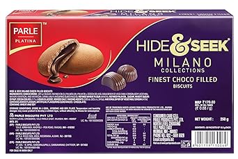 Parle Platina Parle Hide & Seek Milano Center Filled Regular Chocolate 250 G - image, photos