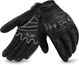 IRON JIA'S Racing Powersports Gloves with Hard Knuckle & Touchscreen