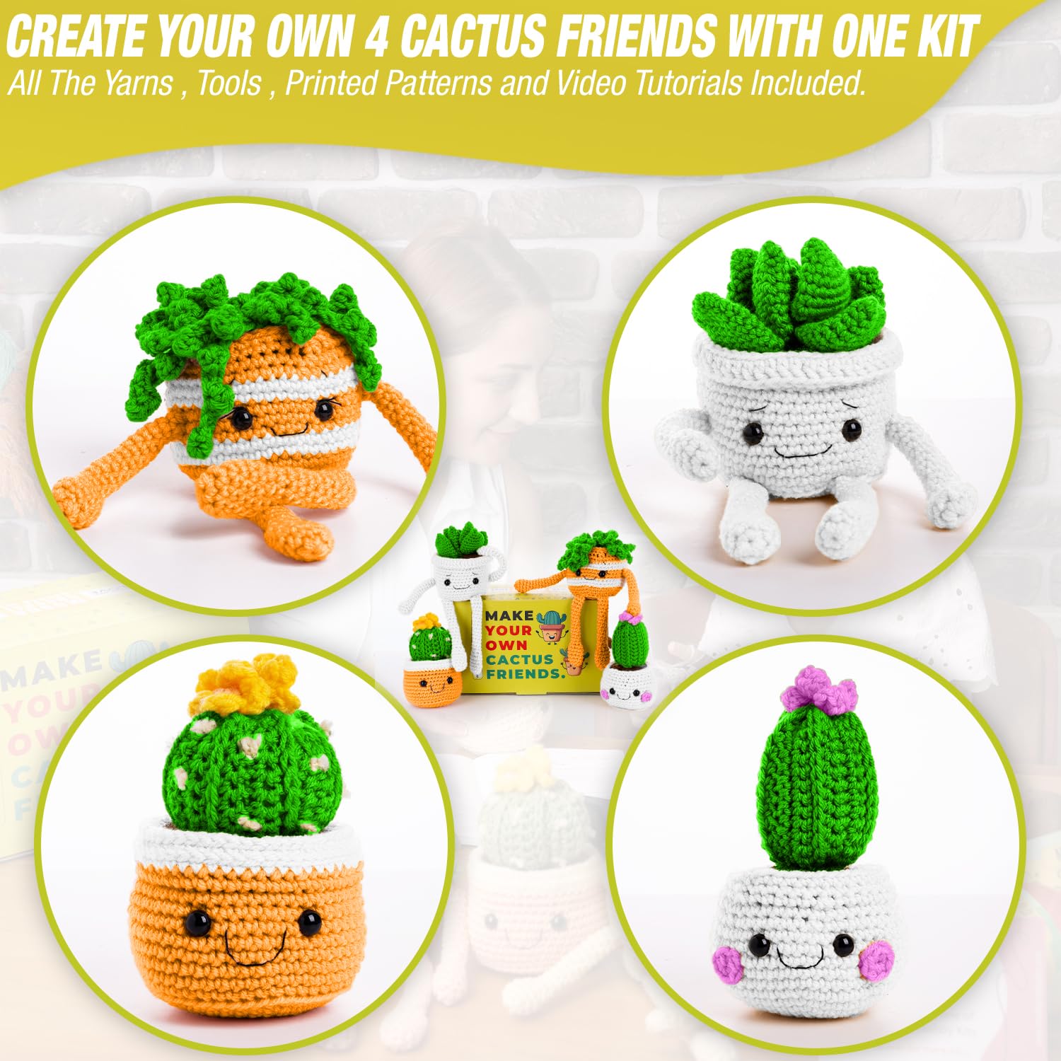 Amazon.com: MODDA Crochet Kit for Beginners - Beginner Crochet