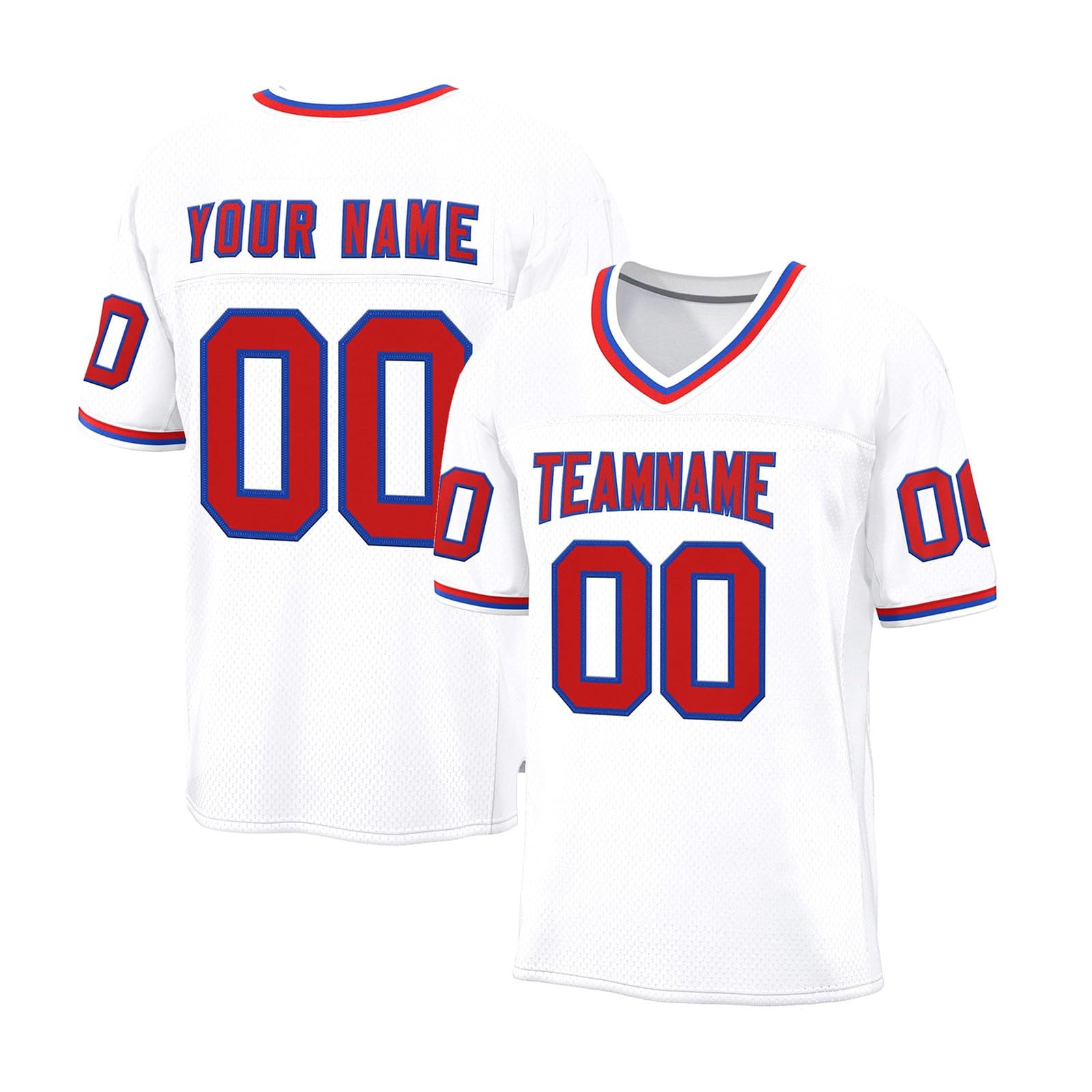 Maglie da Gioco Personalizzate di Football Americano con Nome e Numero Maglietta Personalizzata per Bambini e Adulti
