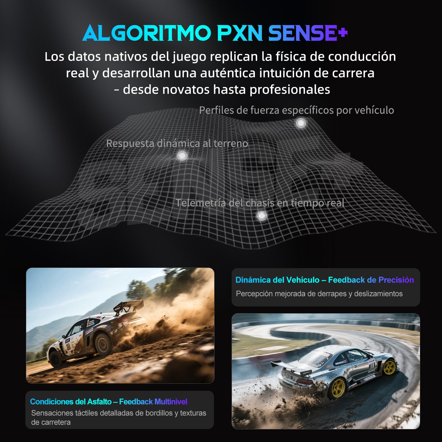 PXN VD6 Conjunto de Volante para Simracing 6 Nm – Base Servo de Baja Inercia, Volante de Carreras W AS, Pedales PD HM Hall y Abrazadera de Escritorio – Compatible solo con Windows 7 a 11 en PC | Base servo 6Nm con QR, volante 28cm, 2 pedales, mordaza, sop