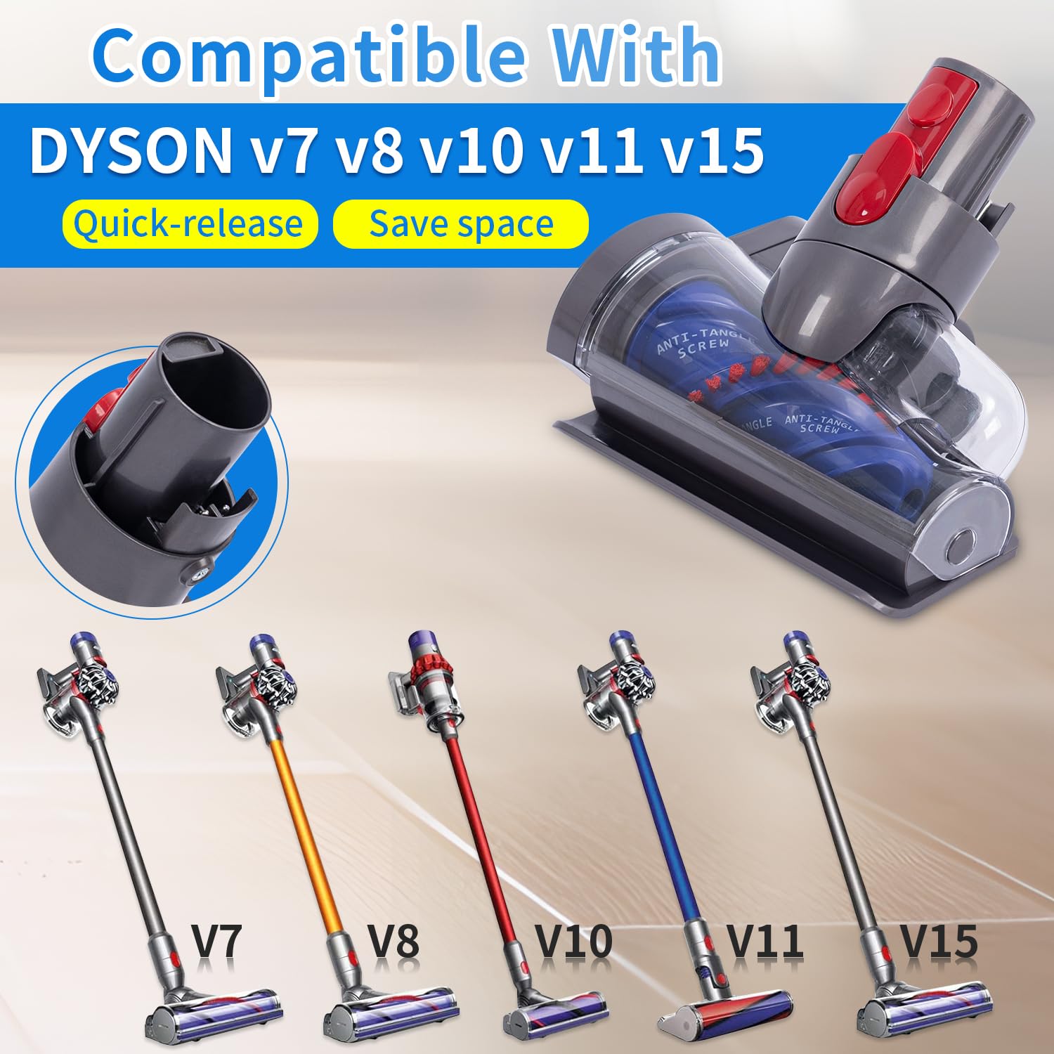 Amazon | ミニブラシヘッドツール ダイソン V7 V8 V10 V11 V17