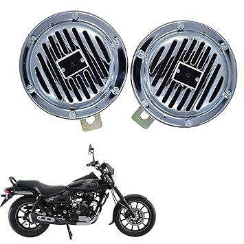 Vagary Bikes Horn Loud Air Horns Motorbike Classic Horns (Set of 2) for Bajaj avenger street 180