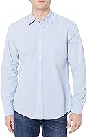 Vista 1 de Tienda Essentials - Camisa de popelina para hombre, de corte regular, manga larga e informal
