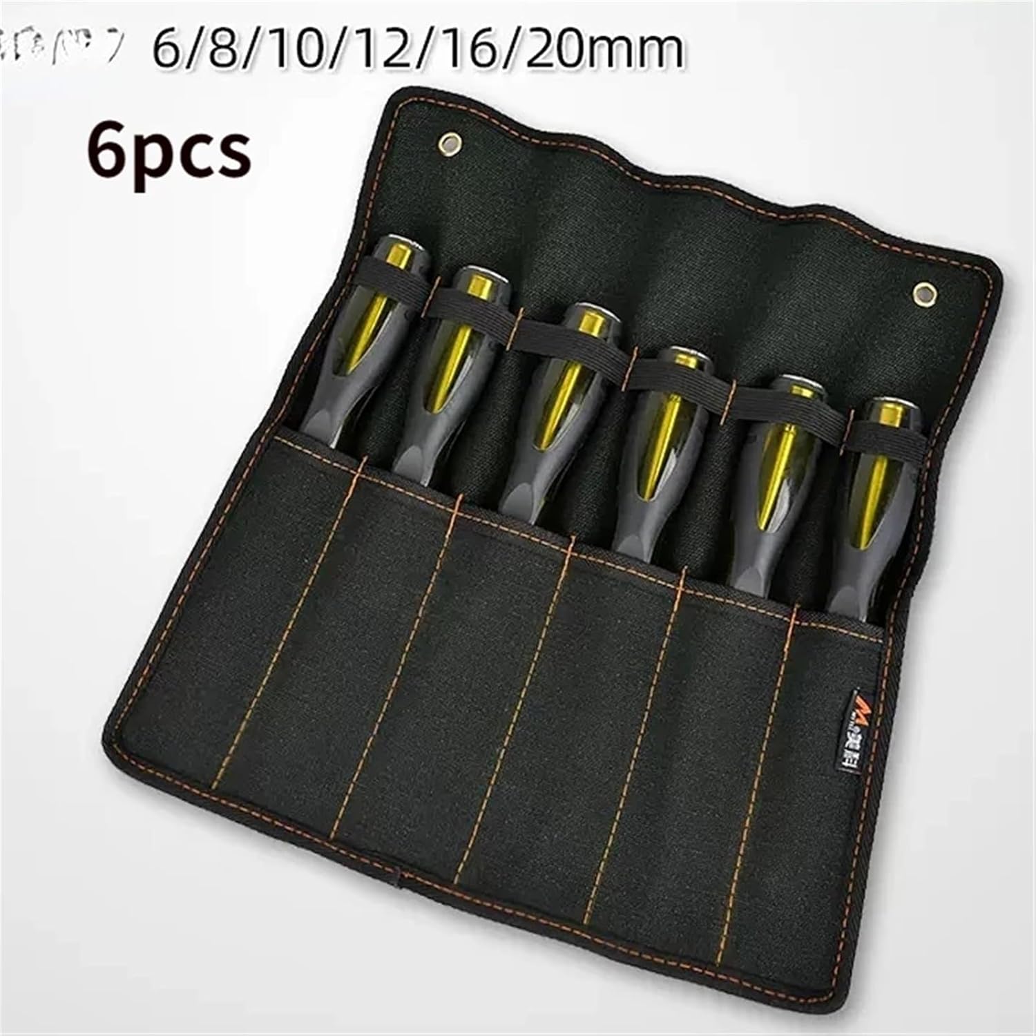 Wood Chisel Set CRV Steel Carving Chisel Professional Chisel Knife Hand Tool Set For Basic Detailed Carving Woodworkers Gouges (Size : 6pcs)