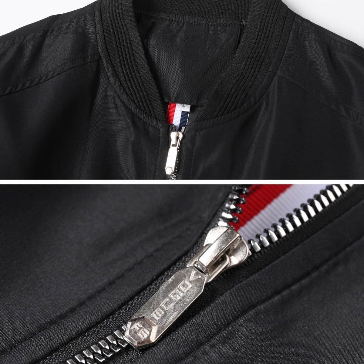 Lavnis Men's Flight Bomber Jacket Lightweight Softshell Coat Sportwear Zipper Windbreaker