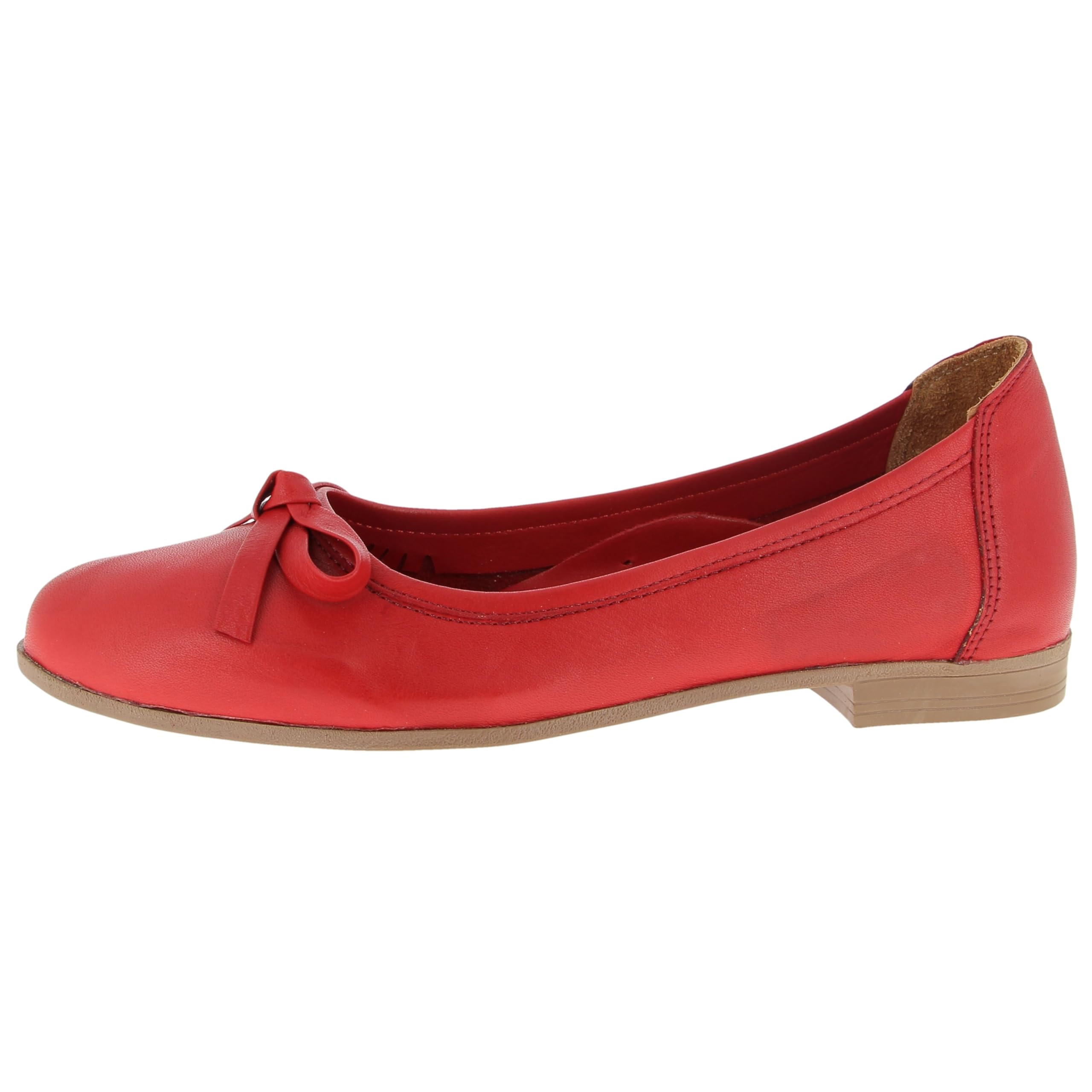 Andrea Conti Women's Damen Ballerina Ballet Flat, Chili, 5 UK
