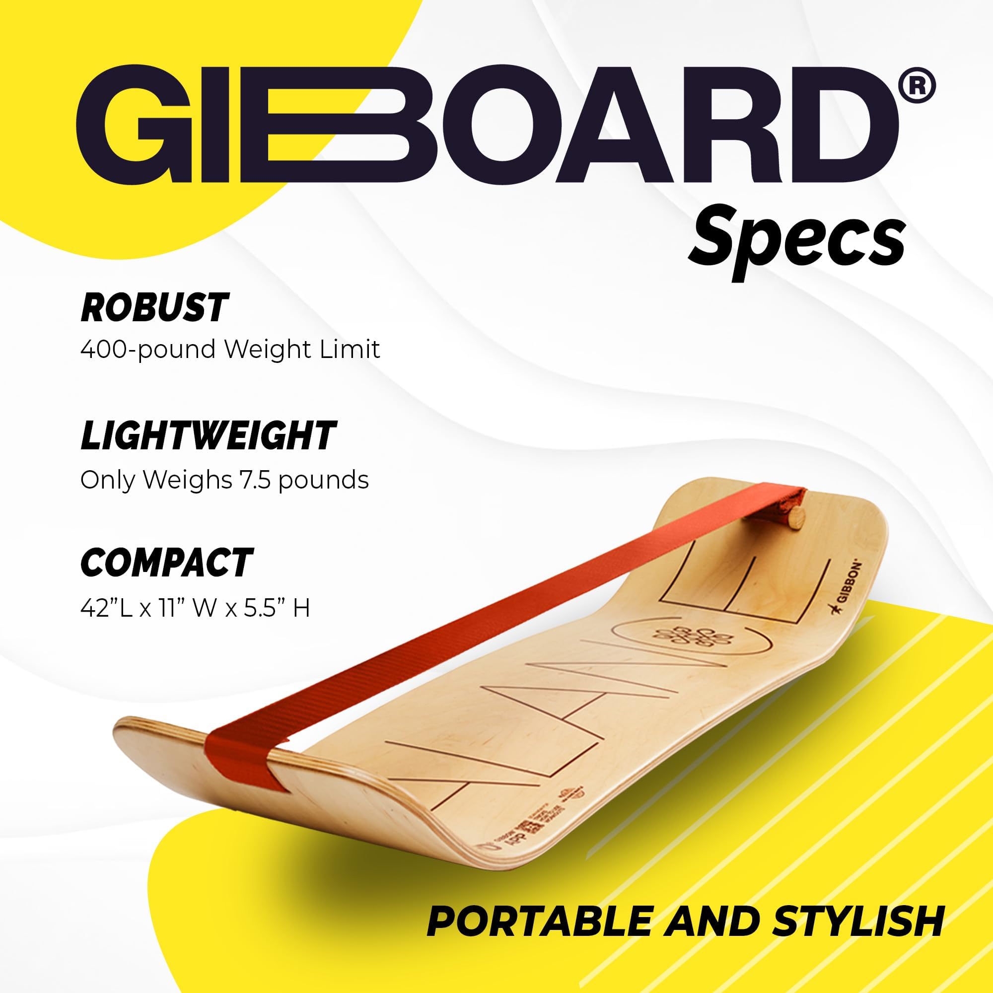 Amazon | Gibbon GiBoard Balance Board | Strength Agility
