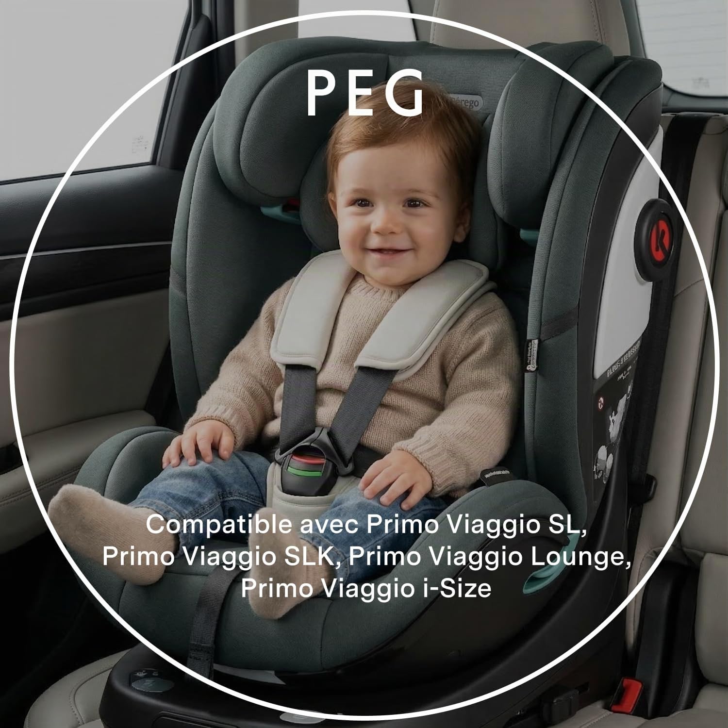 PEG Clima Cover - Housse Thermorégulatrice en Tencel pour Sièges-Auto Primo Viaggio (Modèles SL, i-Size, Lounge, SLK) de Peg