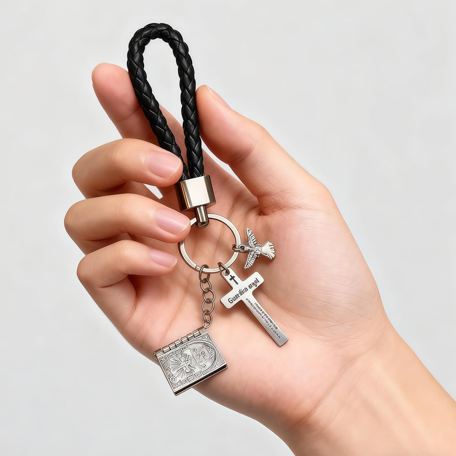Christian Bible Keychains Religious Keychain Set Cross Bible Verse Gifts Keychain Religious Gift for Christian - Image 9