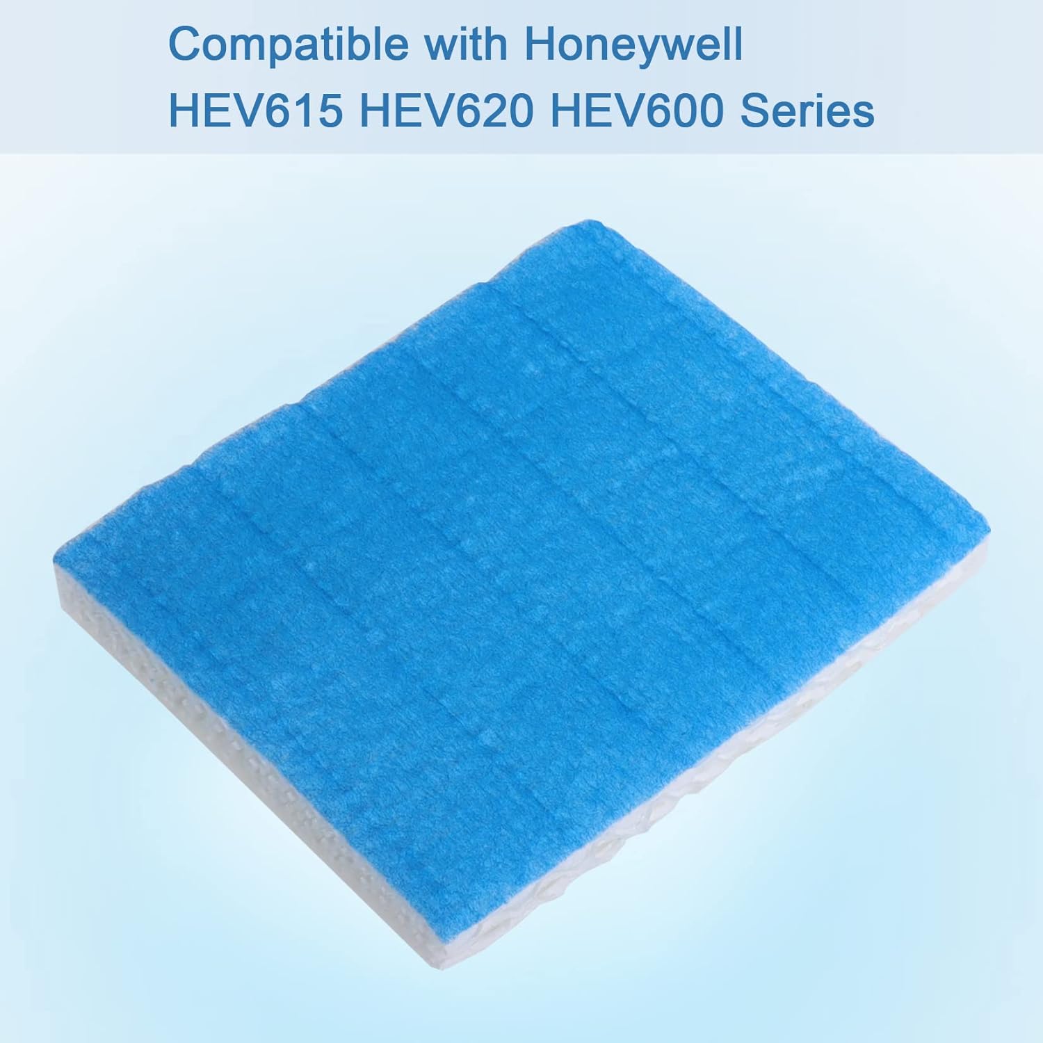 Poweka HFT600 Humidifier Wick Filters Replacement Compatible with Honeywell HEV615 & HEV620,Humidifier Filter T,Pack of 4 -