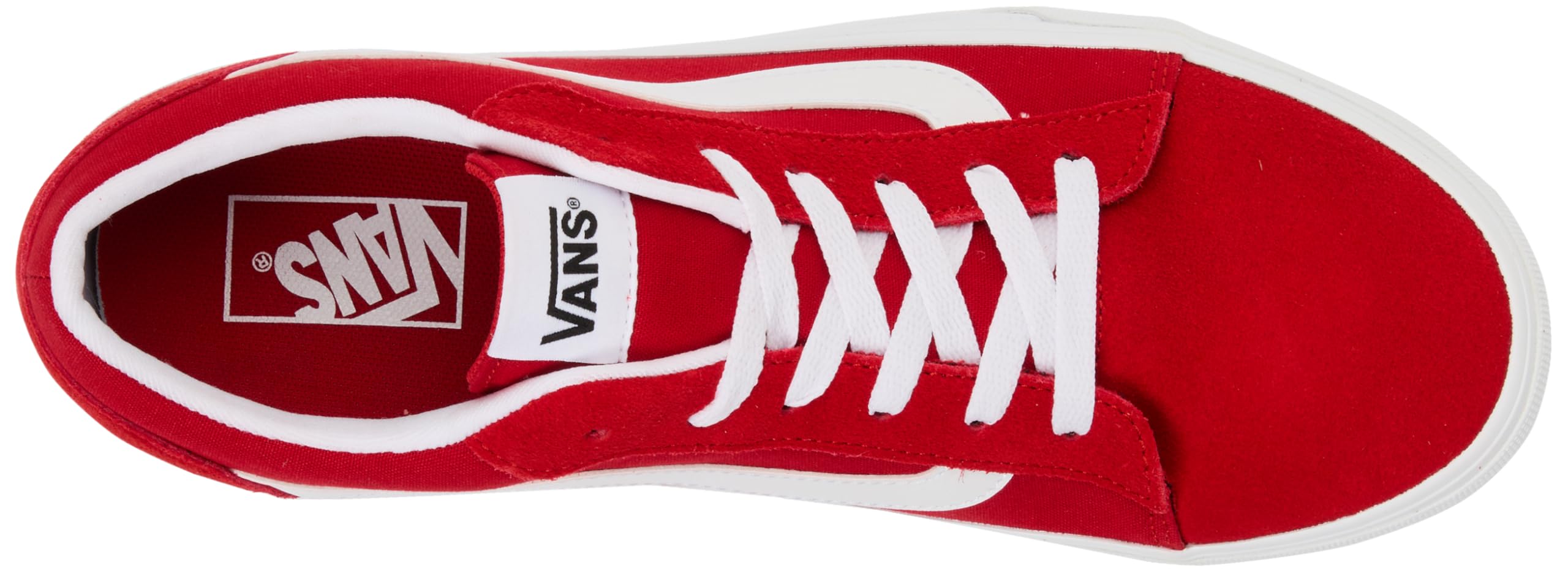 Vans VERO LS, Wildleder/Canvas Sunset Ruby – Ansicht 3