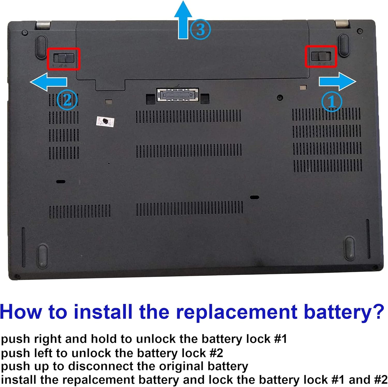 01AV423 SB10K97580 Laptop Battery Replacement for Lenovo ThinkPad T470 T480 A475 A485 T570 T580 P51S P52S TP25 Series 61 4X50M08810 01AV422 SB10K97579 01AV424 01AV452 01AV490 11.4V 24Wh
