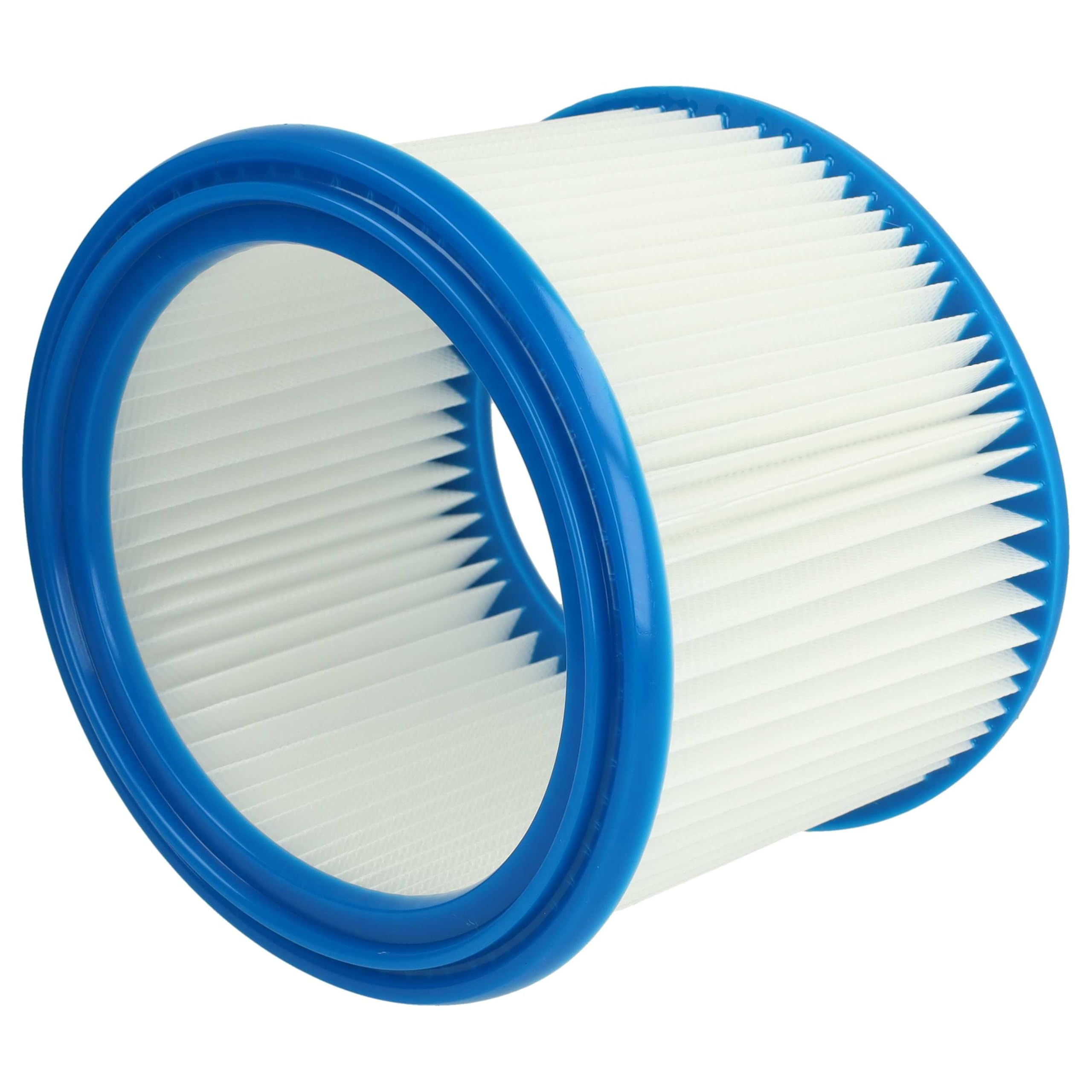 vhbw 8x Filtro plisado compatible con Stihl SE 90, SE 60 C, SE 61, SE-62, SE 85 C, SE 60 E aspiradora - azul blanco