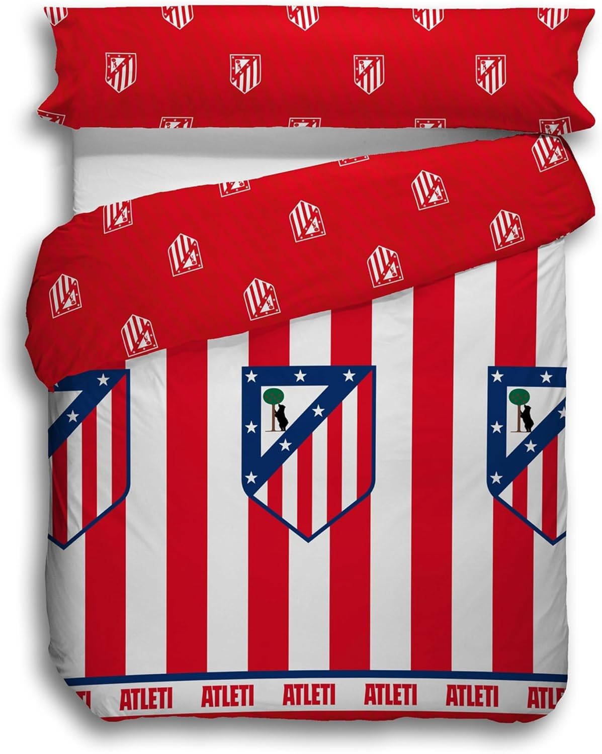 ASDITEX Funda nórdica Atlético de Madrid Producto Oficial para (Cama 90)