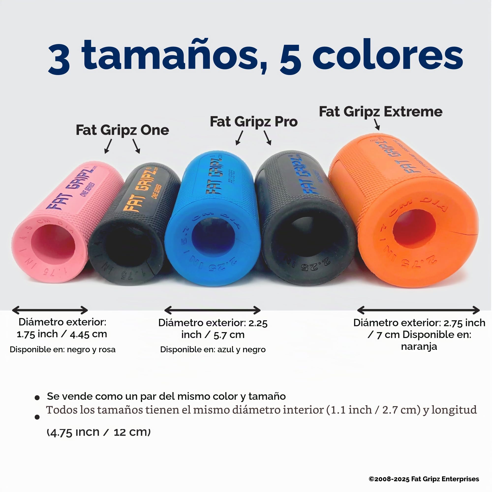 Fat Gripz Uno (diámetro Exterior de 1.75 Pulgadas