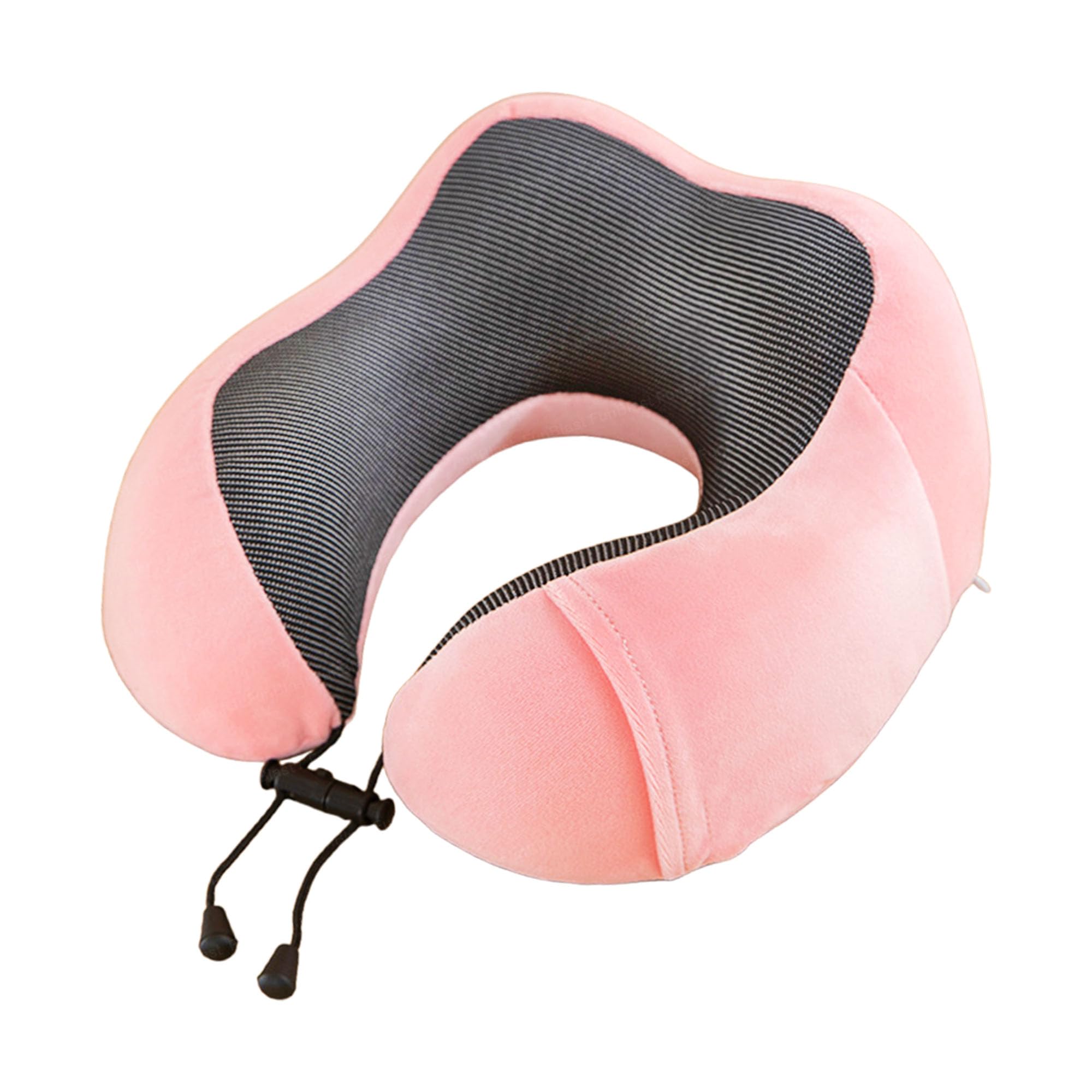 FunBlast Neck Pillow for Kids and Adults - Travel Soft Neck Pillow for Airplane Travel for Men, Women & Kids, Memory Foam Neck Pillow, Air Travel Neck Pillow (Light Pink)-image-19