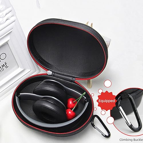 Miniatura 2 de Levigo Estuche de almacenamiento de auriculares rígido compatible con Beatspara JVCpara Marshallpara Philipspara auriculares Denon, bolsa