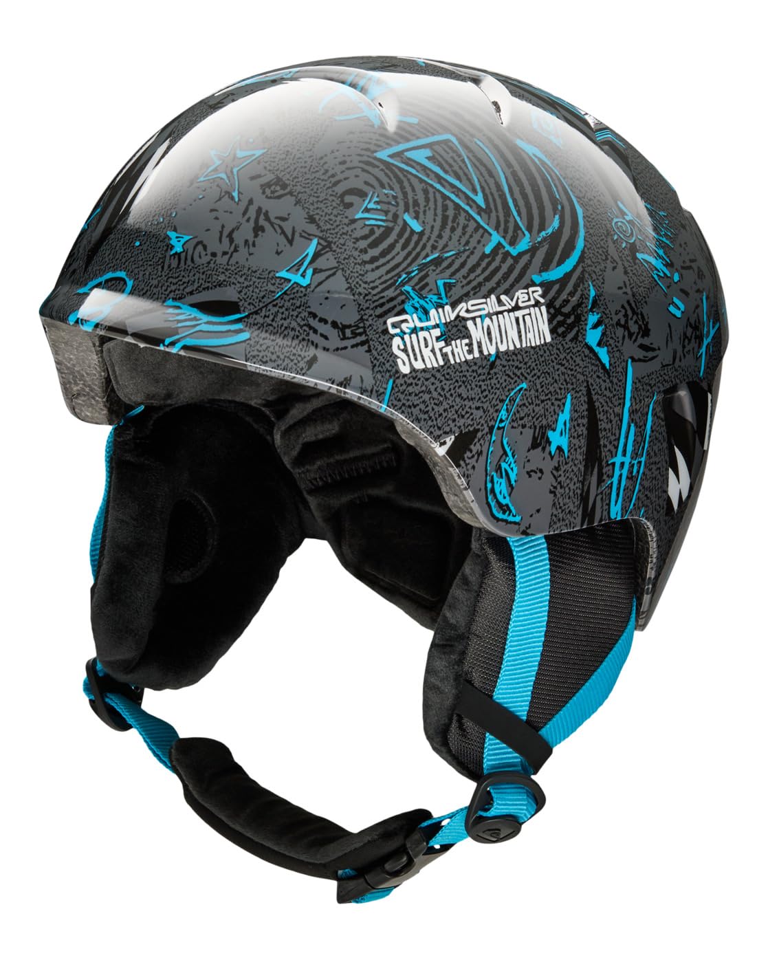 Quiksilver Slush, Casco Sportivo Ragazzi, RAVEMIX Vero Nero, L/XL