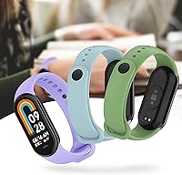 Vista 5 de AWINNER Bandas compatibles con Xiaomi Mi Band 8 Smartwatch Pulseras de repuesto para Mi 8