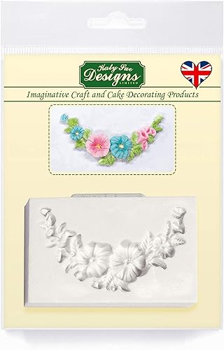 Miniatura 68 de Katy Sue Molde de silicona con volantes pequeños para decoración de pasteles estilo Lambeth - Tamaño de volantes 7.9 x 0.7 x 0.2 pulgadas